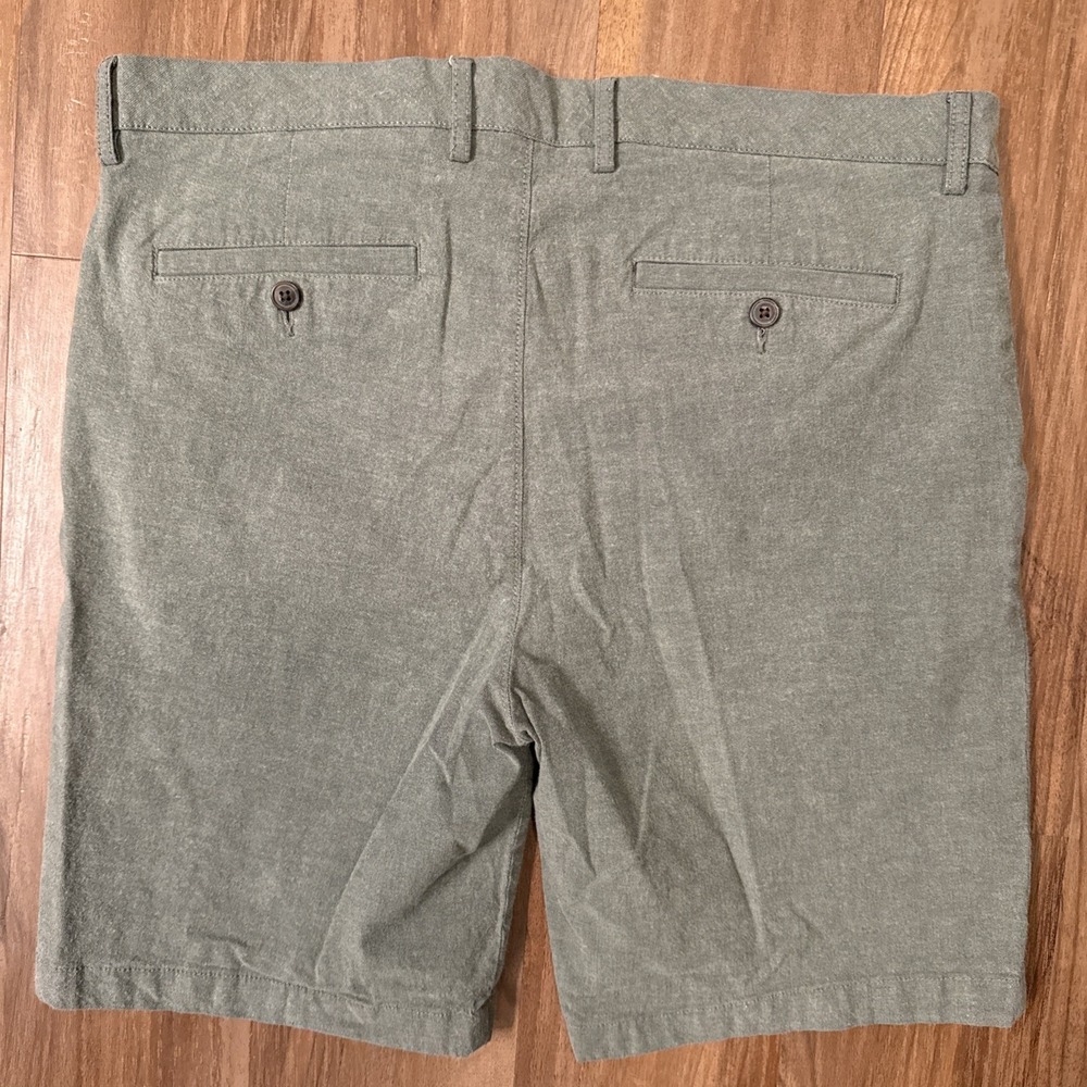 Goodthreads Mens Army Green Chino Shorts Size 38 Casual Stretch Preppy VGUC - Picture 6 of 8